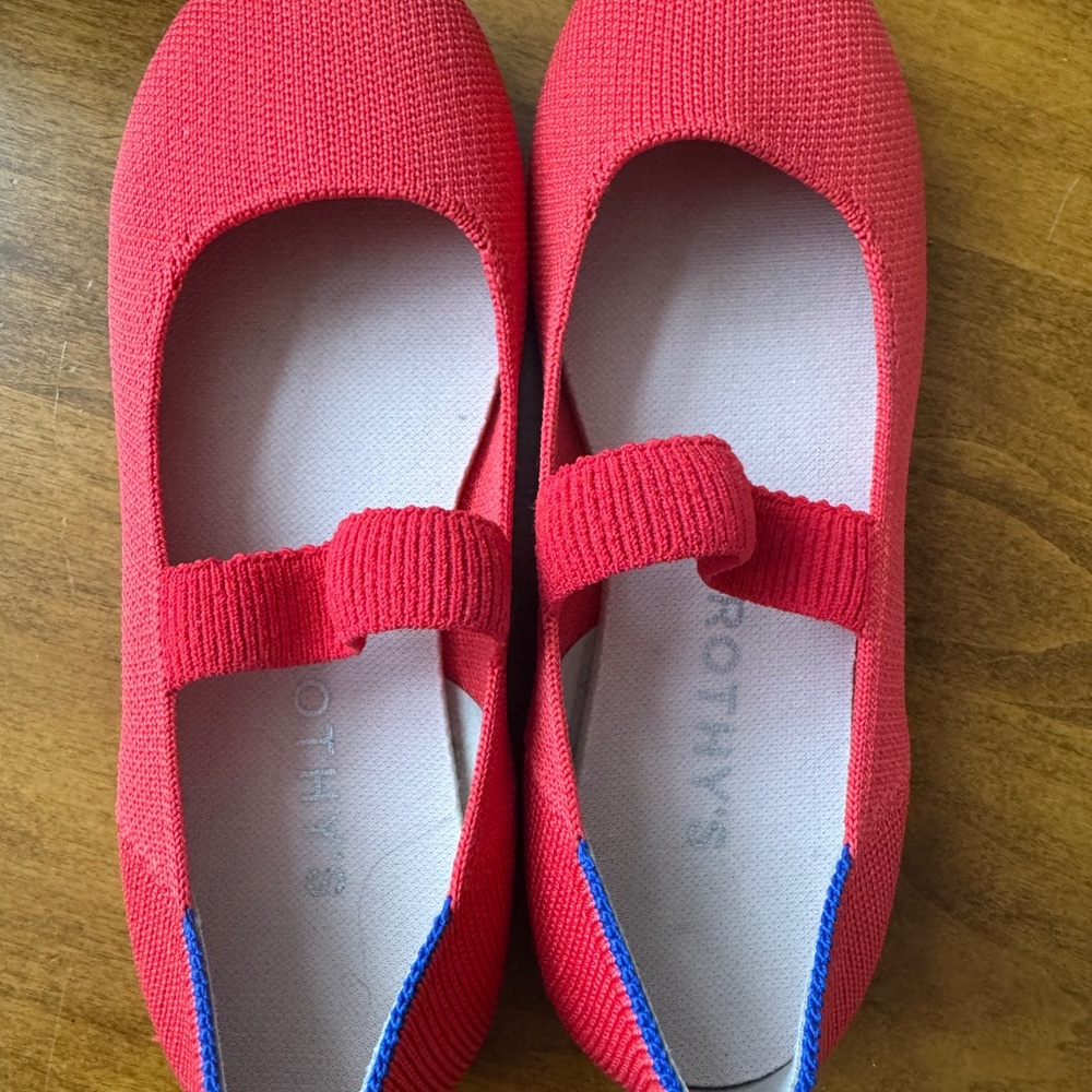 Rothy's Kids Red Mary Jane Shoes